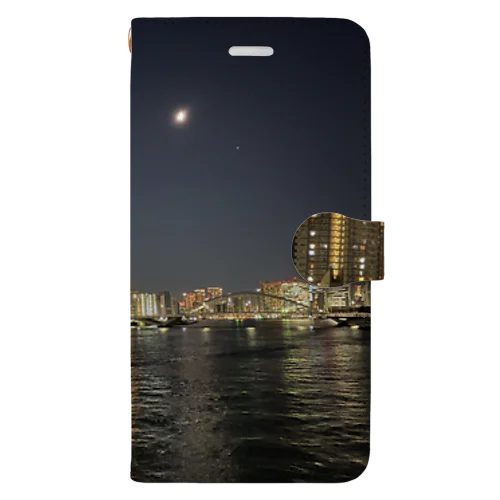 TOKYO MOON（東京夜景） Book-Style Smartphone Case