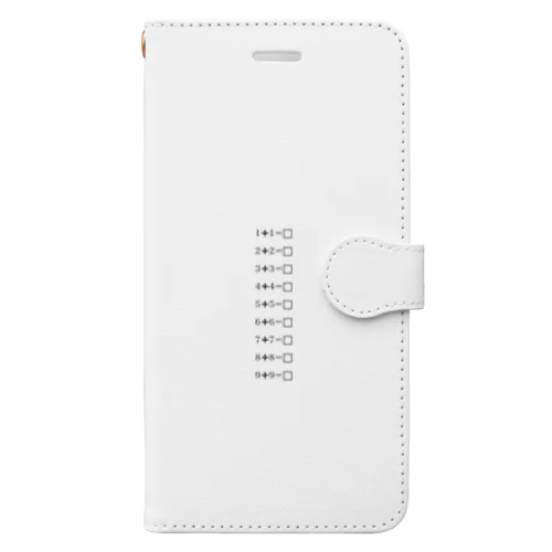 足し算しよう Book-Style Smartphone Case