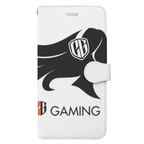 CarolGaming(黒/橙) Book-Style Smartphone Case