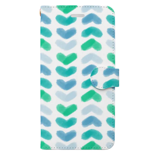 wave_blue Book-Style Smartphone Case