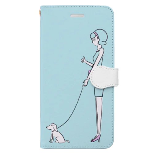 お散歩ガール Book-Style Smartphone Case