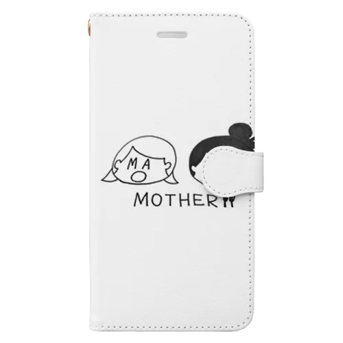 MAMAちゃん 手帳型スマホケース