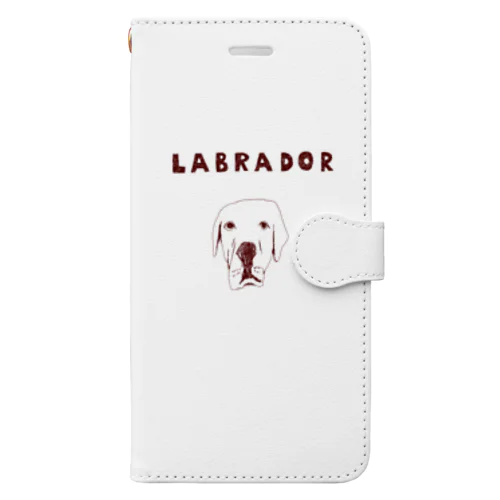 ラブラドールデザイン（Tシャツ・パーカー・グッズ・ETC） Book-Style Smartphone Case