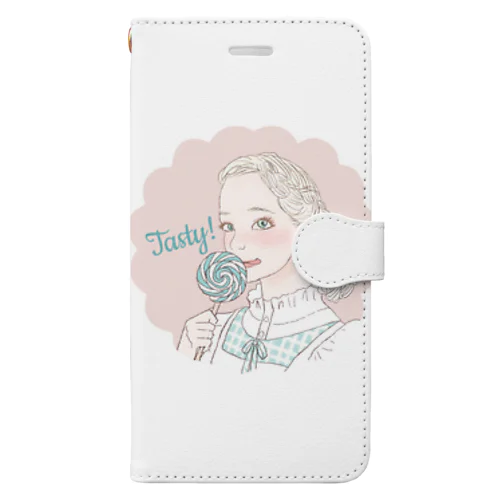 tasty lolipop Book-Style Smartphone Case