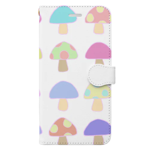 ゆめきのこ Book-Style Smartphone Case