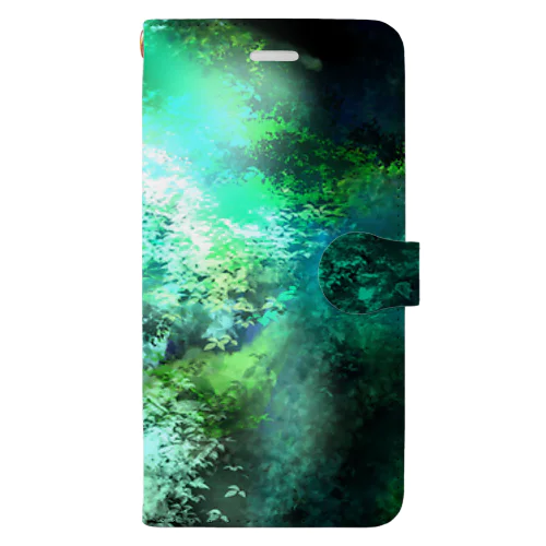 緑の大自然 Book-Style Smartphone Case