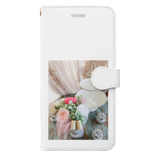 Romantic flower  Book-Style Smartphone Case