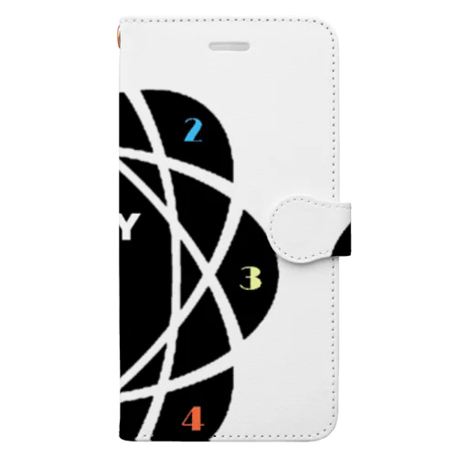 フラワームー6 Book-Style Smartphone Case