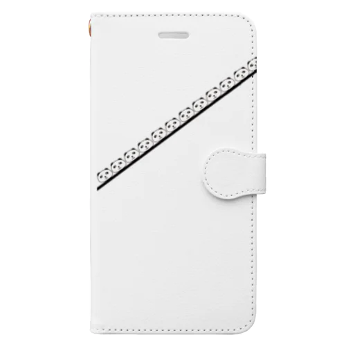 パンダＢ ライン Book-Style Smartphone Case