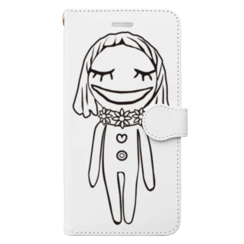 わく子(人間、女の子) Book-Style Smartphone Case