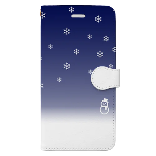 雪景色 Book-Style Smartphone Case