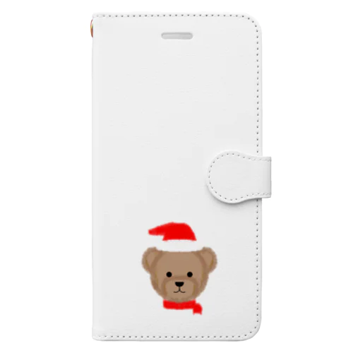 クリスマスベア Book-Style Smartphone Case