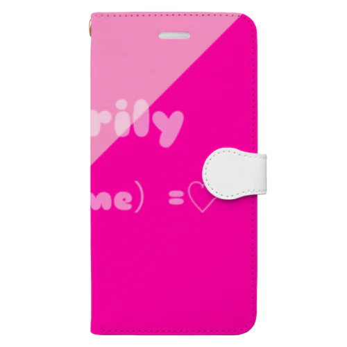 miorily pink 手帳型スマホケース