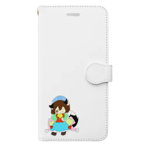 狐娘の柚葵羽ちゃん Book-Style Smartphone Case