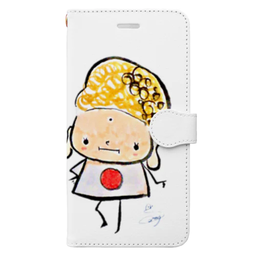 仏のちゃんぶー【気取ってジャポネス】 Book-Style Smartphone Case