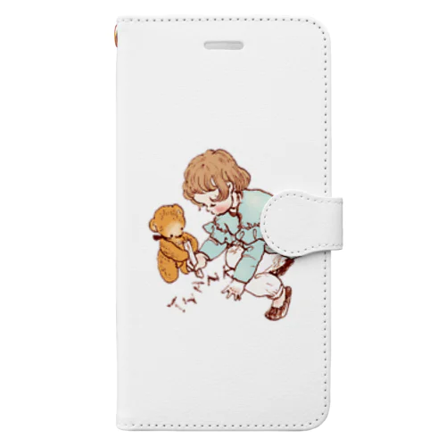 Thank You 子供とくま Book-Style Smartphone Case