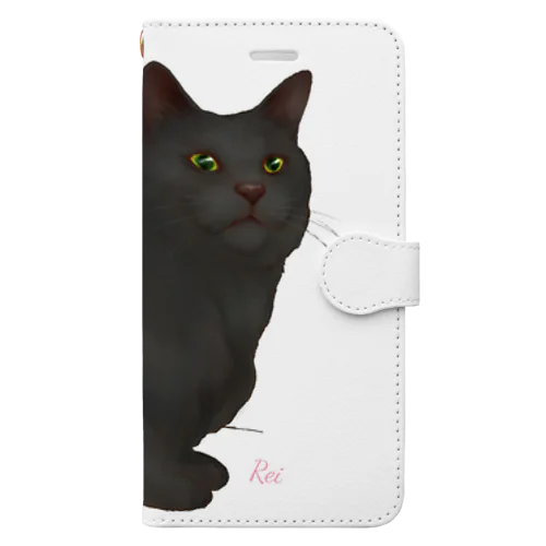 黒猫ちゃんスマホケース Book-Style Smartphone Case