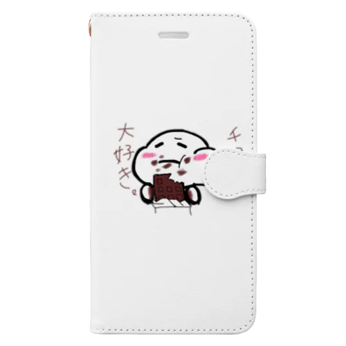 チョコ大好き。 Book-Style Smartphone Case