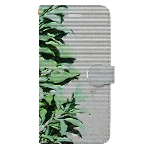  White sage patchwork Book-Style Smartphone Case