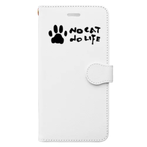 NO CAT NO LIFE 手帳型スマホケース