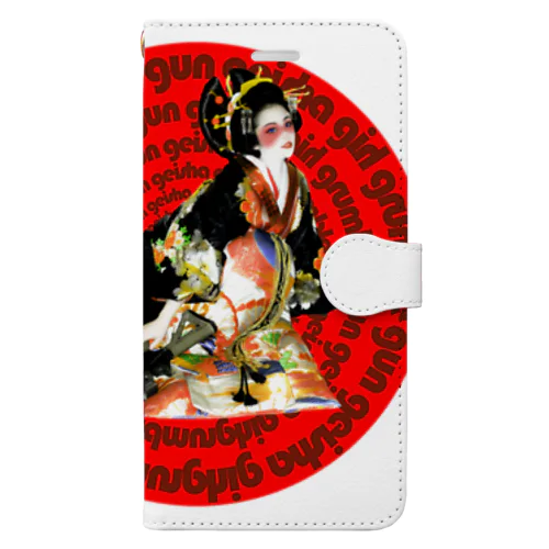 grumble gun geisha girl Book-Style Smartphone Case