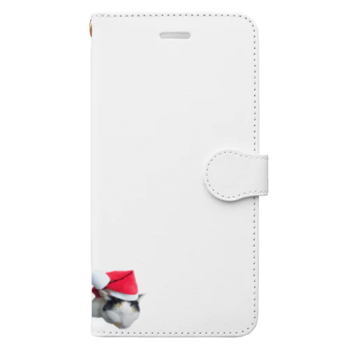 クリスマスバージョンたぬきちゃん♪ Book-Style Smartphone Case