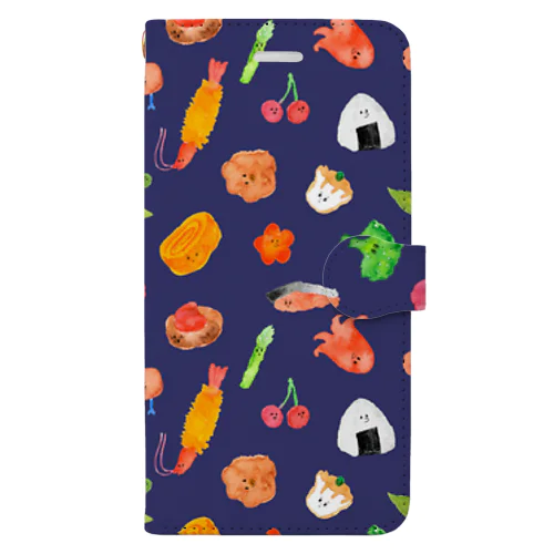 お弁当・おかず Book-Style Smartphone Case