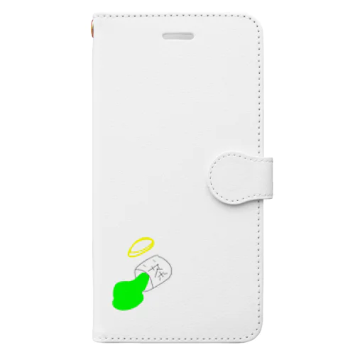 天に召されるお茶 Book-Style Smartphone Case