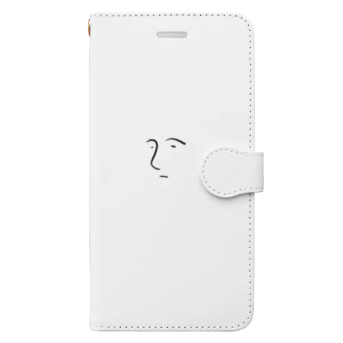 自画像くん Book-Style Smartphone Case