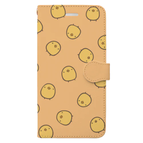 ひよこさんがいっぱい（手帳用） Book-Style Smartphone Case