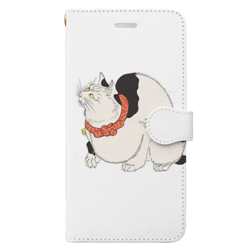 国広鼠睨み猫 Book-Style Smartphone Case