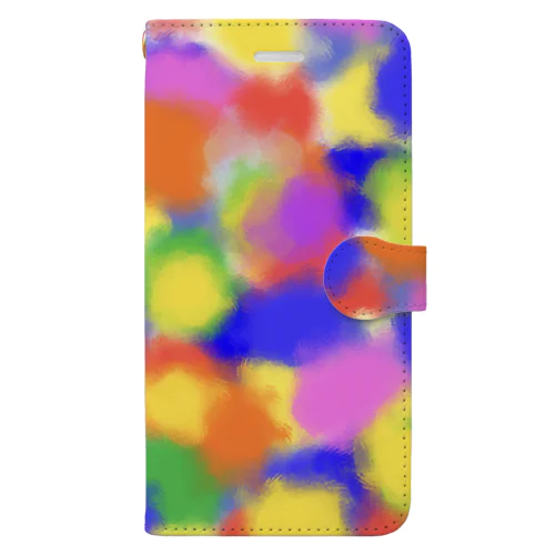 colorful 横 Book-Style Smartphone Case