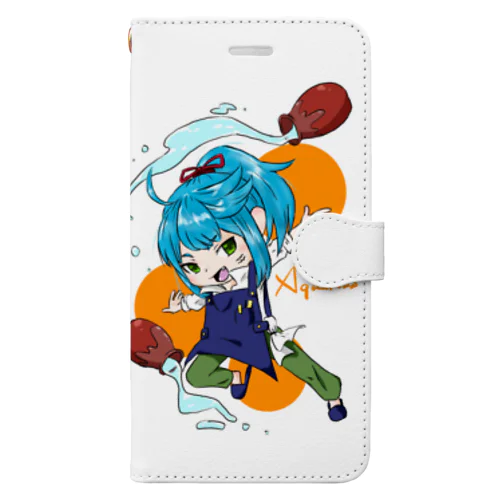 水瓶座男子 Book-Style Smartphone Case