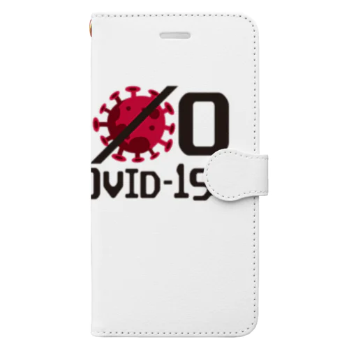 新型コロナウイルス COVID19 04 Book-Style Smartphone Case