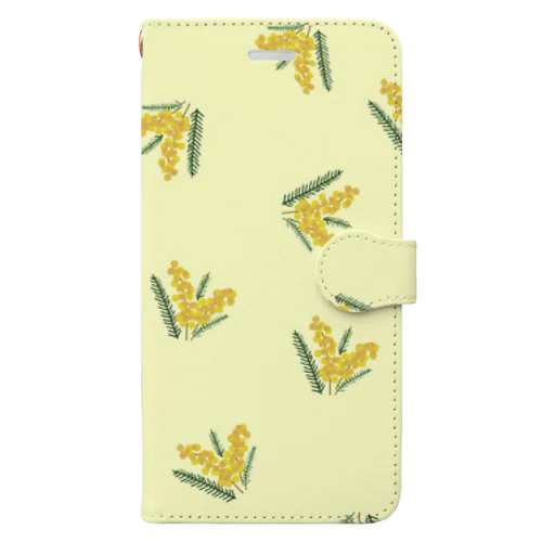 オリジナルミモザドット Book-Style Smartphone Case