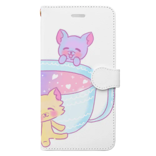 おにぎりチワワ メルヘンチワワ NAMACOLOVE CHILL Book-Style Smartphone Case