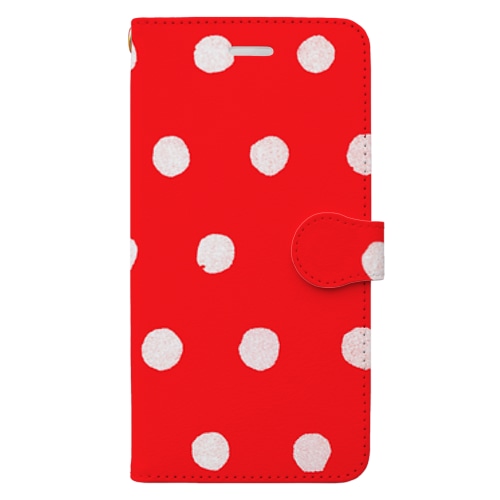 水玉　竹久夢二 Book-Style Smartphone Case