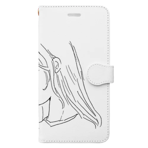 ななめしたちゃいろ Book-Style Smartphone Case