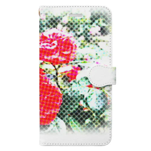 赤い薔薇 Book-Style Smartphone Case