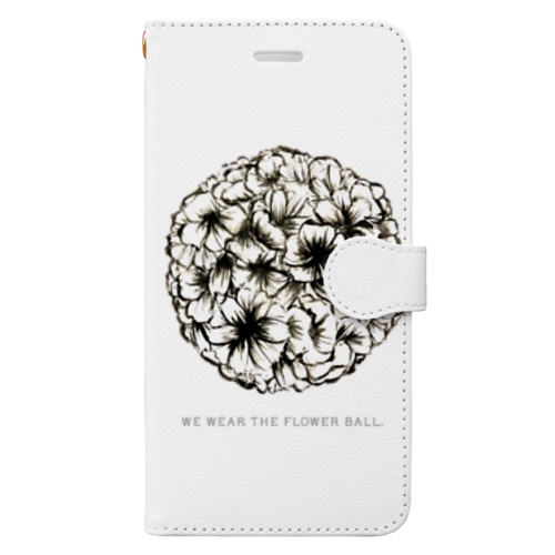WE WEAR THE FLOWER BALL momo ver. Book-Style Smartphone Case