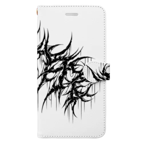 overdose death metal logo グッズ Book-Style Smartphone Case
