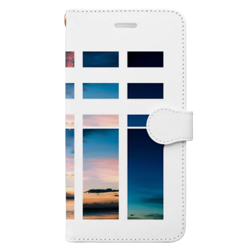 夕暮れパレット Book-Style Smartphone Case