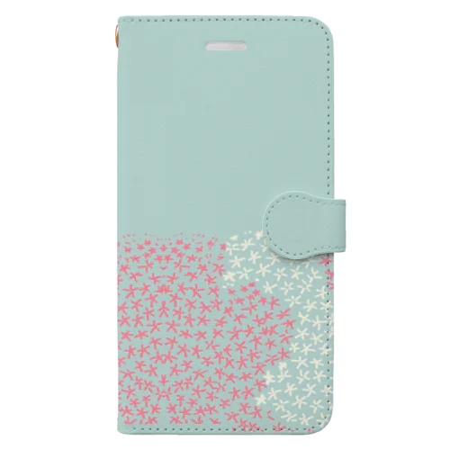 ととめめ本日のお花：4月20日 Book-Style Smartphone Case