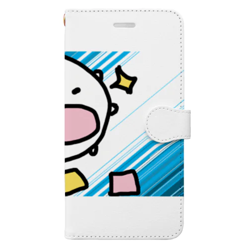 ふりかけの小袋でデュエルするねこです Book-Style Smartphone Case