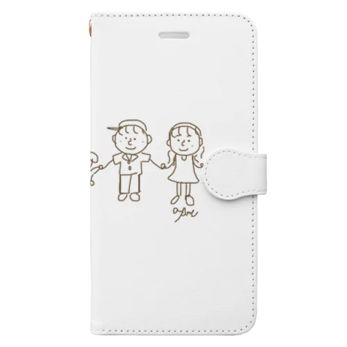 ゆかいな仲間たち。手帳型携帯ケース Book-Style Smartphone Case