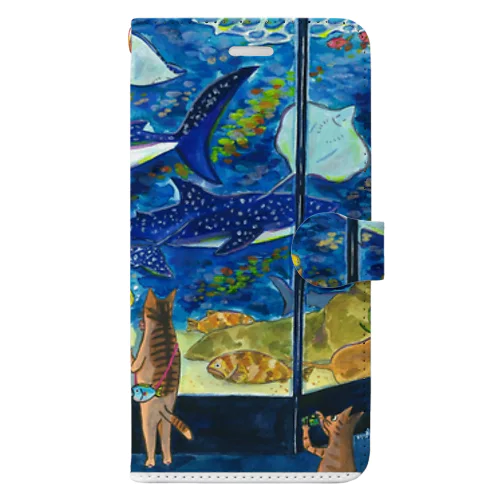 猫の水族館 Book-Style Smartphone Case