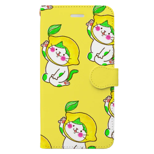 レモンねこ　|　レモネコさん Book-Style Smartphone Case