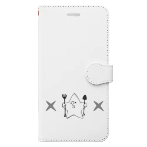 kashikichi　ほしきち　星　キャラクター　ブサカワ　おもしろ　スター Book-Style Smartphone Case