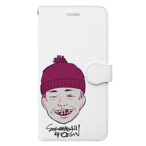 今、そこにいるおじさん Book-Style Smartphone Case