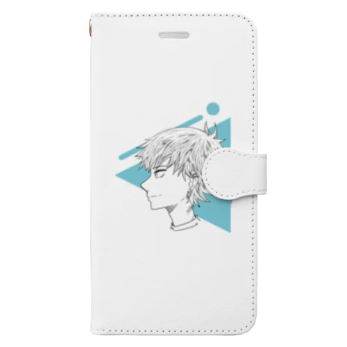 水縹色 Book-Style Smartphone Case